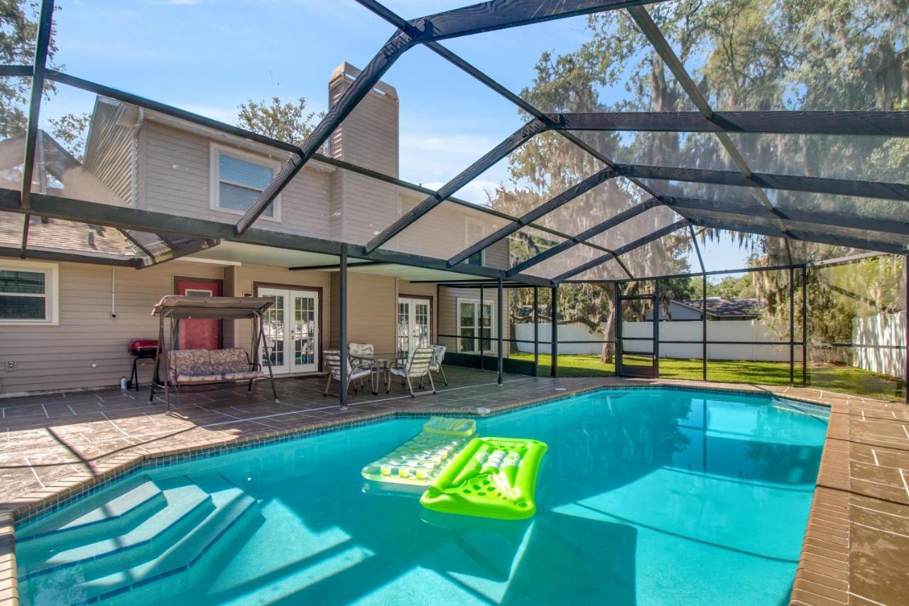 Tampa Bay Pool Home With Heated Pool Brandon Ngoại thất bức ảnh